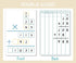 Set of Dry Erase Multiplication and Division Practice White Board, 8" x 12" 2-Digits Mathematics Board with a 4" x 2.5" Multiplication Chart Board for Kids Students, Classroom and Home. by Generic