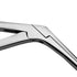 10 Inches Precise ENT Procedures with Alligator Ear Forceps - Curved Jaw Design, Non-Slip Grip Handle, Fine-Tip