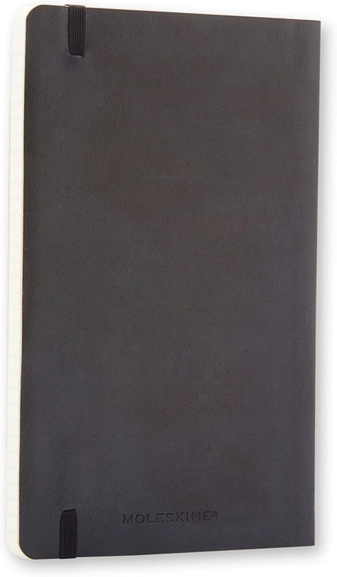 Moleskine Classic Notebook, Soft Cover, Pocket (3.5" x 5.5") Ruled/Lined, Black, 192 Pages