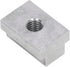 Keenso 4 Sets 3/8 Inch-16 Pickup Bed Rail T Slot Nuts, Truck Compartments Stainless Steel Bed Rail Nut Screw Kit