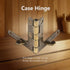 20pcs Hinge Hardware Accessories, 90 Angle Support Spring Hinge for Small Jewelry, Wine Case, Watch Box