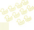 Duck Paper Clips 100pcs, Cute Yellow Duckling Design for Organizing Office School Paper Files