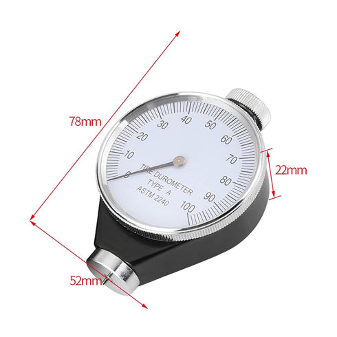lead hardness tester, Silicone Rubber Hardness Tester, Shore durometer 0-100 Degrees (Type A)