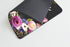 Smooffly Custom Office Mouse Pad, Good Things Take Time Motivational Quote, Rectangle Pink Bordo Violet Floral
