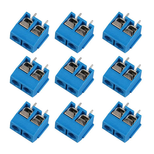 KeeYees 60pcs 5mm Pitch 2 Pin & 3 Pin PCB Mount Screw Terminal Block Connector for Arduino (50 x 2 Pin, 10 x 3 Pin)