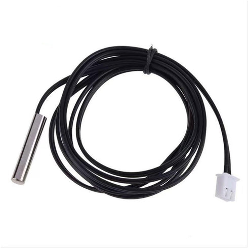 Lmuwecno 10K B3435 2 XH2.54 NTC Thermistor Temperature Sensor Probe, Waterproof Temp Sensor with Stainless Steel