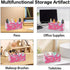 Ainavmxzs 4 Sweet Cute Cakes Acrylic Holder Organizer With Compartments Nail Desk Organizer Hair Accessories Storage