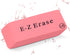 Pink Erasers for Kids, Rubber Eraser, 12 Count, Bulk Erasers for School Supplies, Art, and Office Use