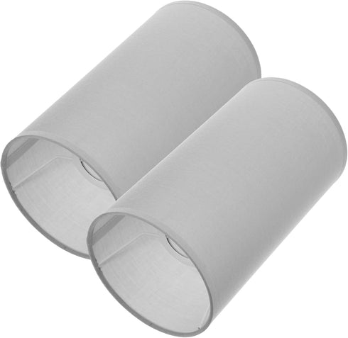 2pcs Modern Linen Table Lampshades - Stylish and Easy to Install