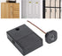 Qcwwy Biometric Fingerprint Drawer Lock Smart Keyless Hidden File Wardrobe Lock with Semiconductor Technology, ABS