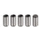 uxcell M4 Internal Thread Dowel Pin 5pcs 6x12mm Chamfering Flat Carbon Steel Cylindrical