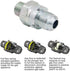 Dormont Safety-Shield SmartSense Gas Appliance Connector, 5/8 Inch Outer Diameter, 48 Inches