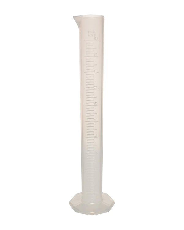 SP Bel-Art Single Scale 100ml Polypropylene Graduated Cylinder; 1.0ml Graduation (F28455-0000)