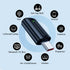 Universal Mini Smart IR Remote Controller, Smartphone Infrared Controller Adapter for Home Appliances (Type C, Black)