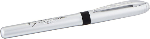 BAZIC Jumbo Rollerball Pen with Grip, Black Color, 3 Pack