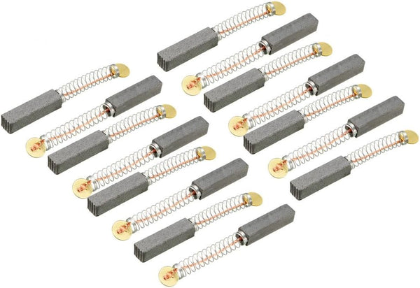 uxcell 15pcs Carbon Brushes for Electric Motor, 20mmx5mmx5mm, Replacement Repair Part for Power Tools, Hand Drill