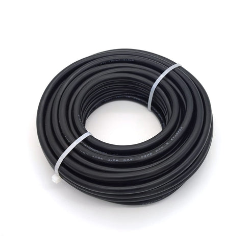 26AWG UL2464 Power Cable, Flexible Stranded Electrical Wire, Red & Black, 25ft Tinned Copper