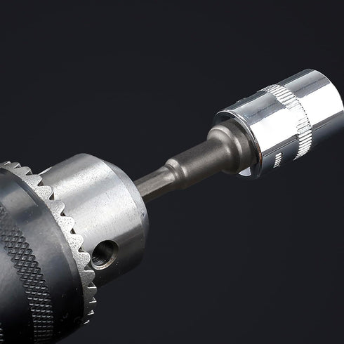 OIIKI 2 Pack 1/2 Inch Square Socket Adapter Bit Set, Hex Impact Driver Power Bits for Automotive DIY