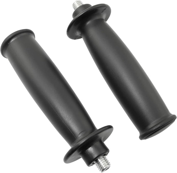 Auxiliary Side Handle SQXBK 2PCS Black M10 Hard Plastic Grips for Angle Grinder Rotating Handle