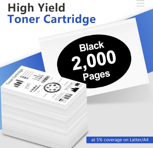K404S Black Toner Cartridge Replacement for Samsung CLT-K404S, Toner for Xpress C430W C480FW, 1-Pack