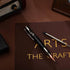 Chinco 2 Pieces Bolt Action Pen Wood Ballpoint Solid Brass Pens Bullet Shaped Metal Pen and 2 Pieces Pens Refills with 2 Present Boxes for Father's Day, Valentine, Birthday, Black Ink (Black) by Chinco