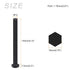 Hex Bolts (M12-1.75x130mm) 4Pcs, 8.8 Grade Carbon Steel Fully Threaded Black Oxide Hex Head Screw Bolt for Furniture