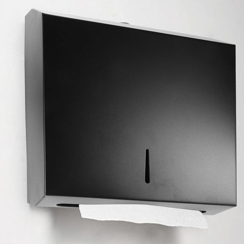 GALPADA Stainless Steel Bathroom Tissue Holder Anti-Splash Paper Towel Dispenser for Home and Hotel Stainless Steel