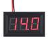 5 Pack Digital Mini Voltmeter DC 5-120V with 0.56 inch LED Display for Motorcycle Battery Monitor (Red)