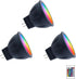 RGB MR11 LED Bulbs, GU4 Bi-pin Base, Color Changing Warm White + 15 Multicolors, 12V Halogen Bulb Replacement