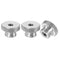 uxcell Knurled Thumb Nuts, 3Pcs M5 x D16mm x H10mm Stainless Steel Round Knobs for 3D Printer Parts