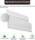 (4inch-8Pairs) French Cleat Picture Hanger, Aluminum Z Hanger Interlocking Wall Mounting Bracket Hardware Kit Z Clips