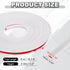 0.35 Inch 19.7Ft Countertop uxcell U-Shape Edge Banding, x TPE Self-Adhesive Veneer Edging Trim Furniture Flexible