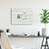 Wooden Planks Print Magnetic Surface Dry Erase Board 30 x 20 inches, Frameless Decorative White Board