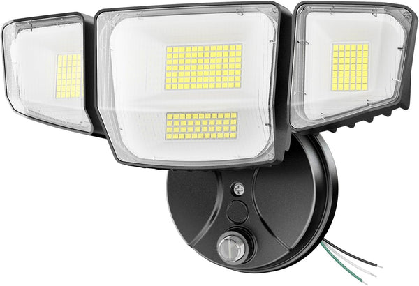 Onforu 90W Dusk to Dawn Outdoor Lighting,10000lm Flood Lights Outdoor,IP66 Waterproof Black