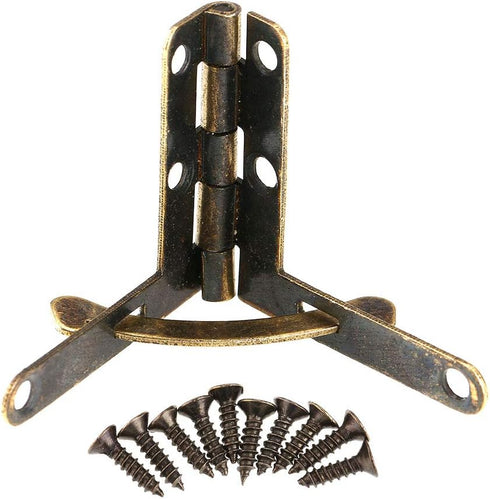 20pcs Hinge Hardware Accessories, 90 Angle Support Spring Hinge for Small Jewelry, Wine Case, Watch Box