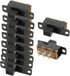 uxcell 10 Pcs High Knob 6 Pin 3 Position DPDT Panel Slide Switch, 0.5A 50V DC