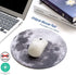 ProElife Round Mouse Pad Gaming Cute Moon Mousepad, 8.66-Inch Non-Slip Rubber Base for Home Office