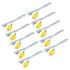 10pcs K Type Thermocouple Mini Connector Temperature Sensor Probes Fiberglass 3.3ft -50 to 400°C (-58 to 752°F) -