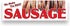 VF Display Sausage Vinyl Banner 8 Feet Wide by 2.5 Feet Tall