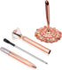 Hollow Round Pen Holder Set, Signing Pen with Big Diamond Crystal Pen for Wedding, Rose Gold