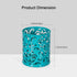 EasyPAG Metal Round Pen Holder 2 Pack - Dark Teal Desk Pencil Organizer for School & Office