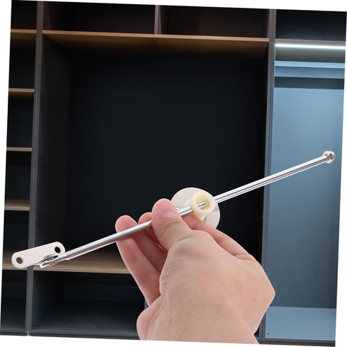 OSALADI Cabinet Support Furniture Rod Round Plate Design for Easy Movable Bedside Connector for Cabinet Doors Elegant