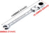 KATUR 8mm Ratcheting Wrench Set Flexible Pivoting Head Ratchet Combination Spanner Wrench Chrome Vanadium Steel Metric Tool (8mm) by KATUR