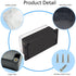 Junction Box IP65 Waterproof ABS Plastic Electrical Project Case with Clear Cover, Fixed Ear 6.22x3.54x2.36 inch (158 x