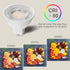 12-Pack FTL MR16 LED Bulb, 5000K Daylight White GU5.3 12V, 50W Halogen Equivalent, 5W Non-Dimmable Spotlight, 40 Degree