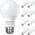DEWENWILS A19 LED Light Bulbs, 8-Pack, 760LM, 5000K Daylight, 9W (60W Equivalent), E26 Medium Base, Non-Dimmable, UL