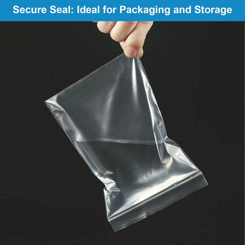 Small Plastic Bags, 300 PCS Mini Baggies in 3 Assorted Sizes, Clear Zip Bags for Jewelry (300Pcs Combo)