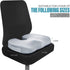 Tailbone WAOAW Seat Cushion, Office Chair Cushions Butt Pillow for Long Sitting, Memory Foam Chair Pad for Back