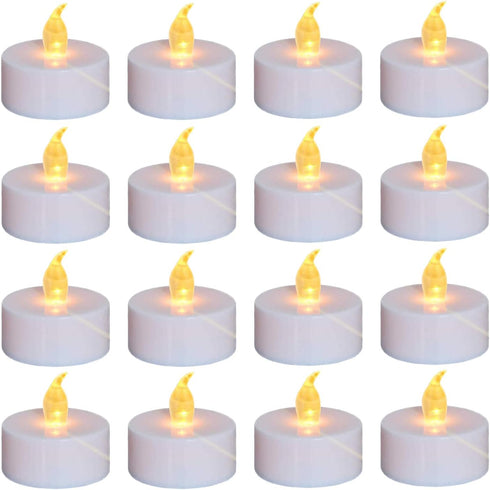 Nancia 100PACK Flameless LED Tea Lights Candles, Realistic and Bright Flickering Long