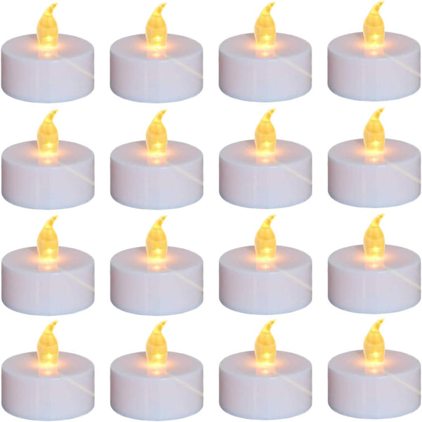 Nancia 100PACK Flameless LED Tea Lights Candles, Realistic and Bright Flickering Long